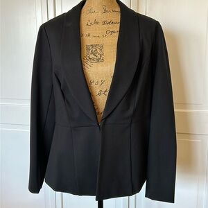 Torrid Studio Luxe Ponte Peplum Blazer Sz 0 | L | 12